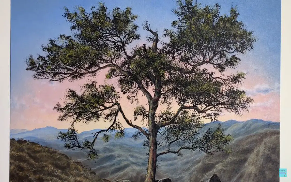 Marvelous painting of a Tree