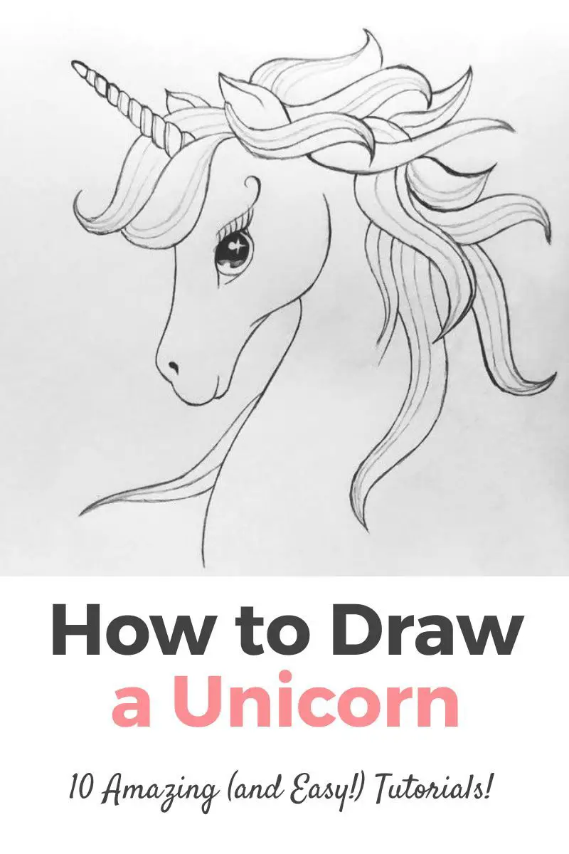 How To Draw A Unicorn: 10 Amazing and Easy Tutorials! Thumbnail