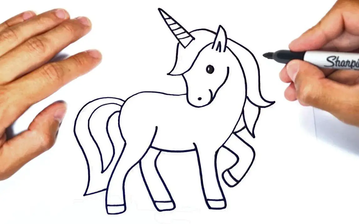 Step by Step Unicorn Drawing Tutorial