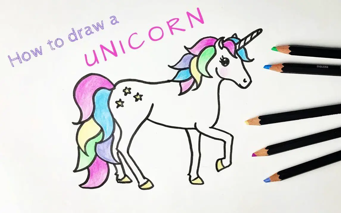 Drawing a Majestic Unicorn