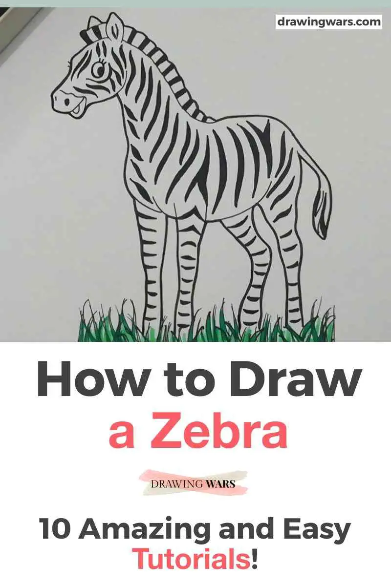 How To Draw A Zebra Thumbnail