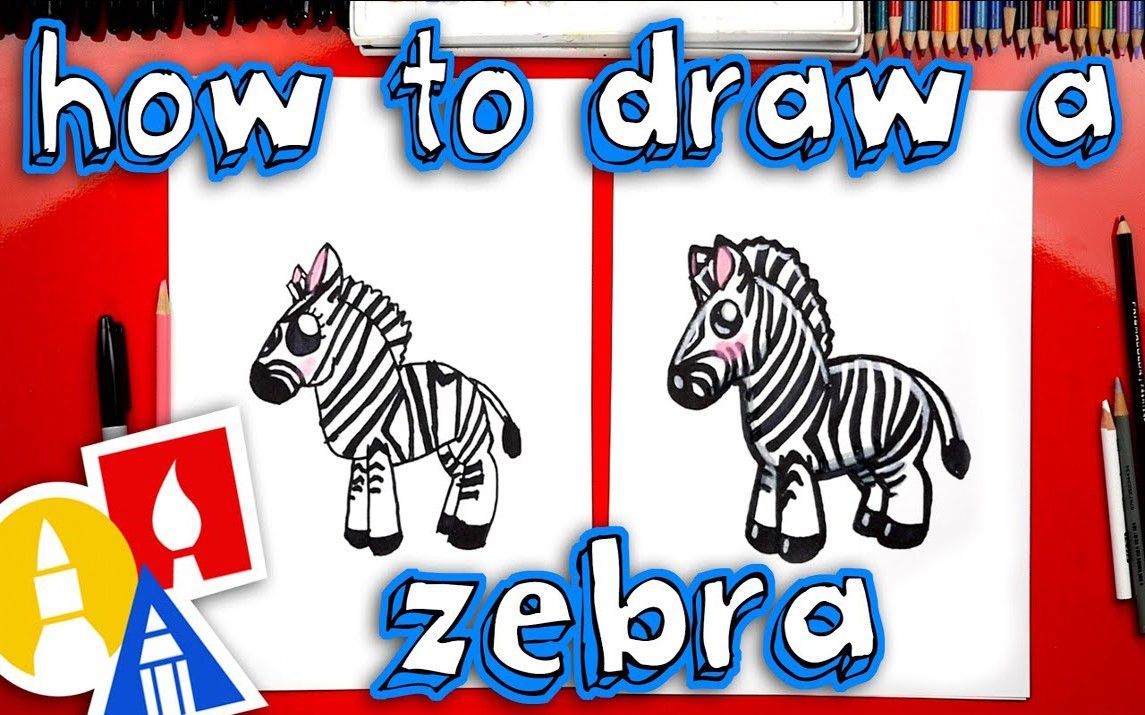 Zebra Drawing Tutorial for Kids