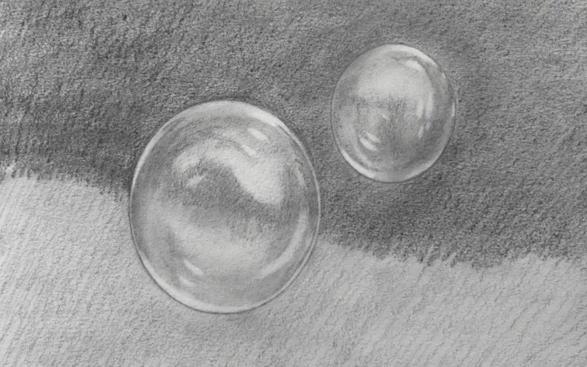 Stunning Drawing of Soap Bubbles