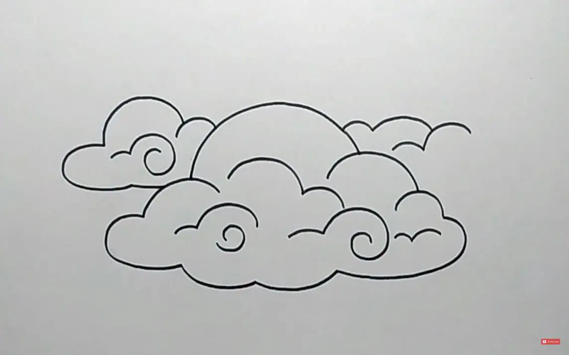 Simple Cloud Drawing Style