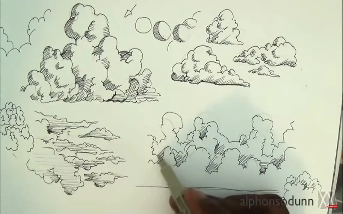 Plethora of Cloud Drawing Ideas