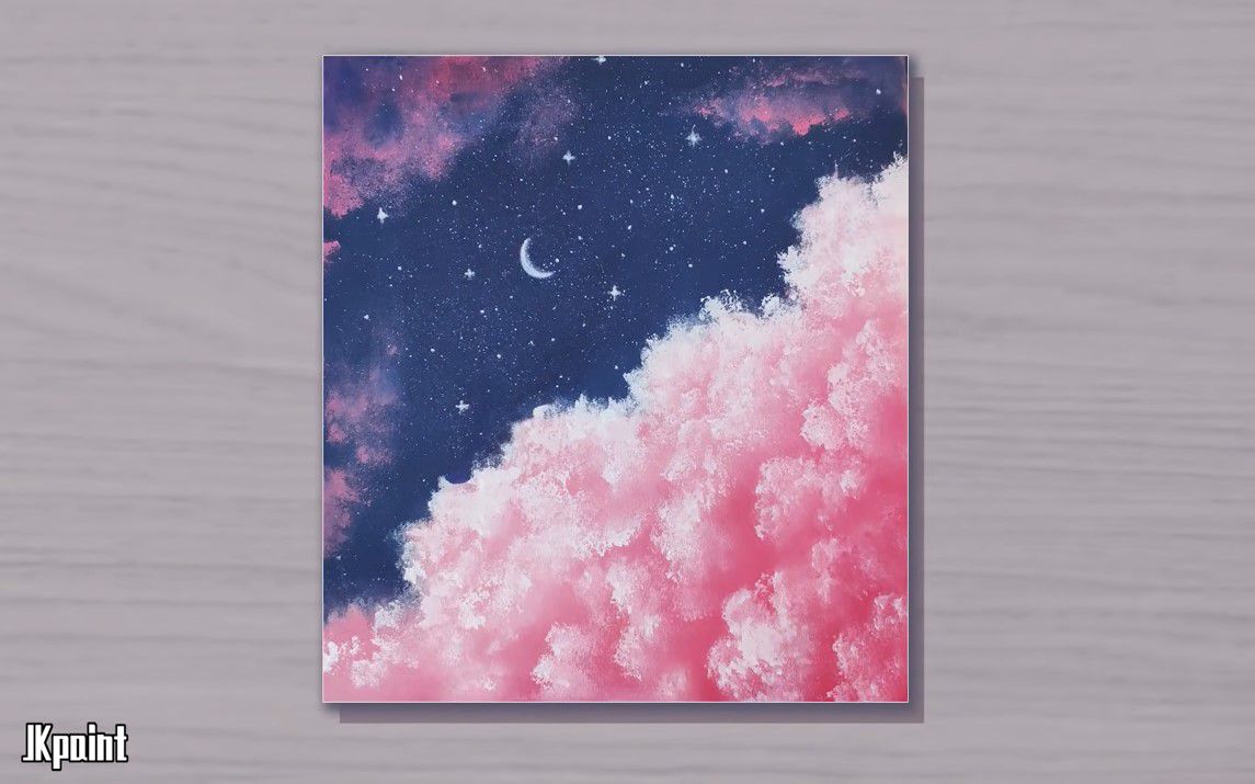 Painting a Cloudy Night Scene