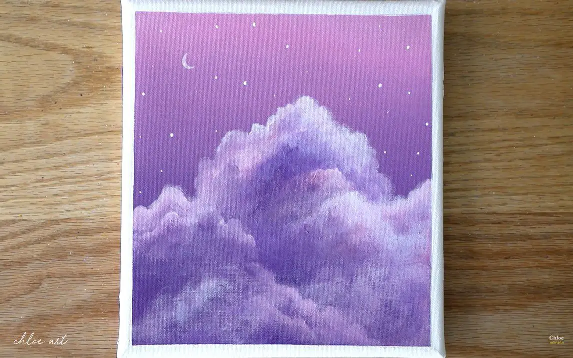 Painting Purple Clouds