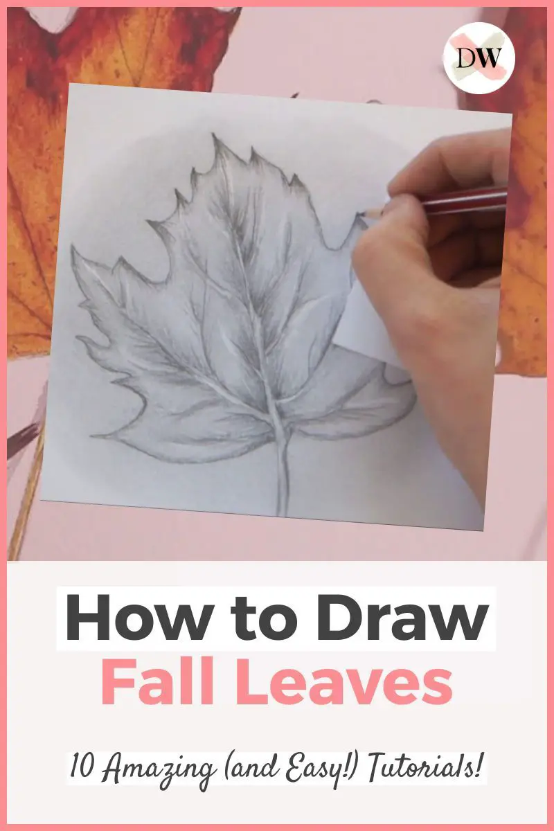 How To Draw Fall Leaves: 10 Amazing and Easy Tutorials! Thumbnail