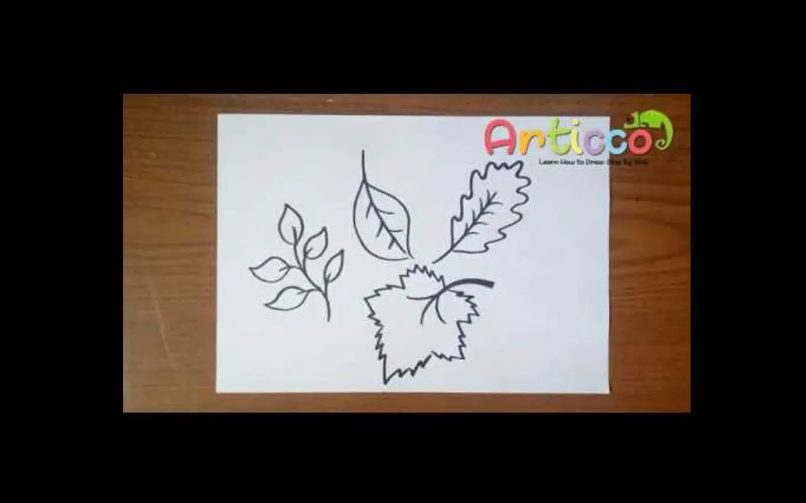Kid Friendly Approach to Drawing Fall Leaves