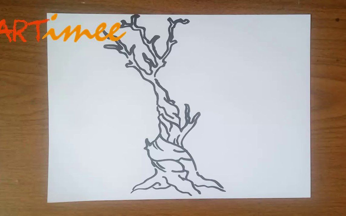 Simple Dead Tree Drawing