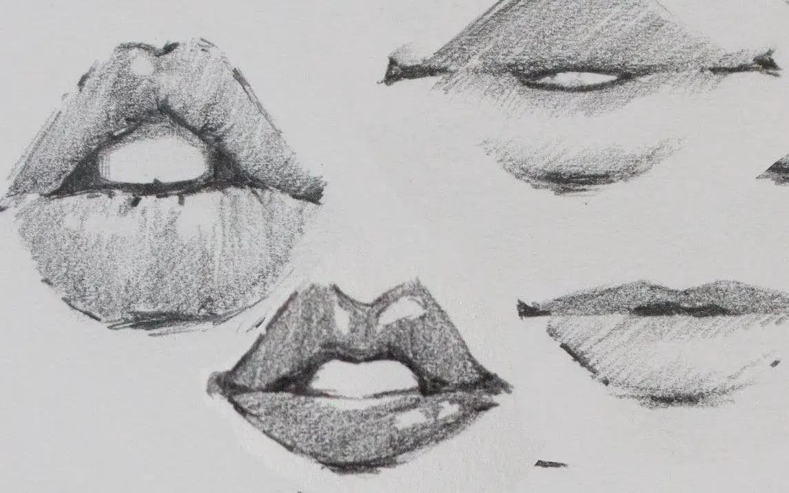 Different Styles of Lip Drawings
