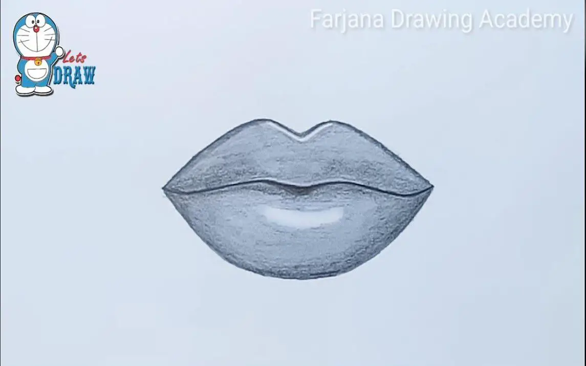Easy Lip Drawing Technique