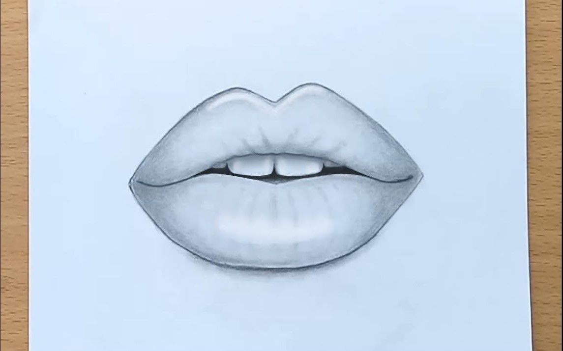 Realistic Lip Drawing for Beginners