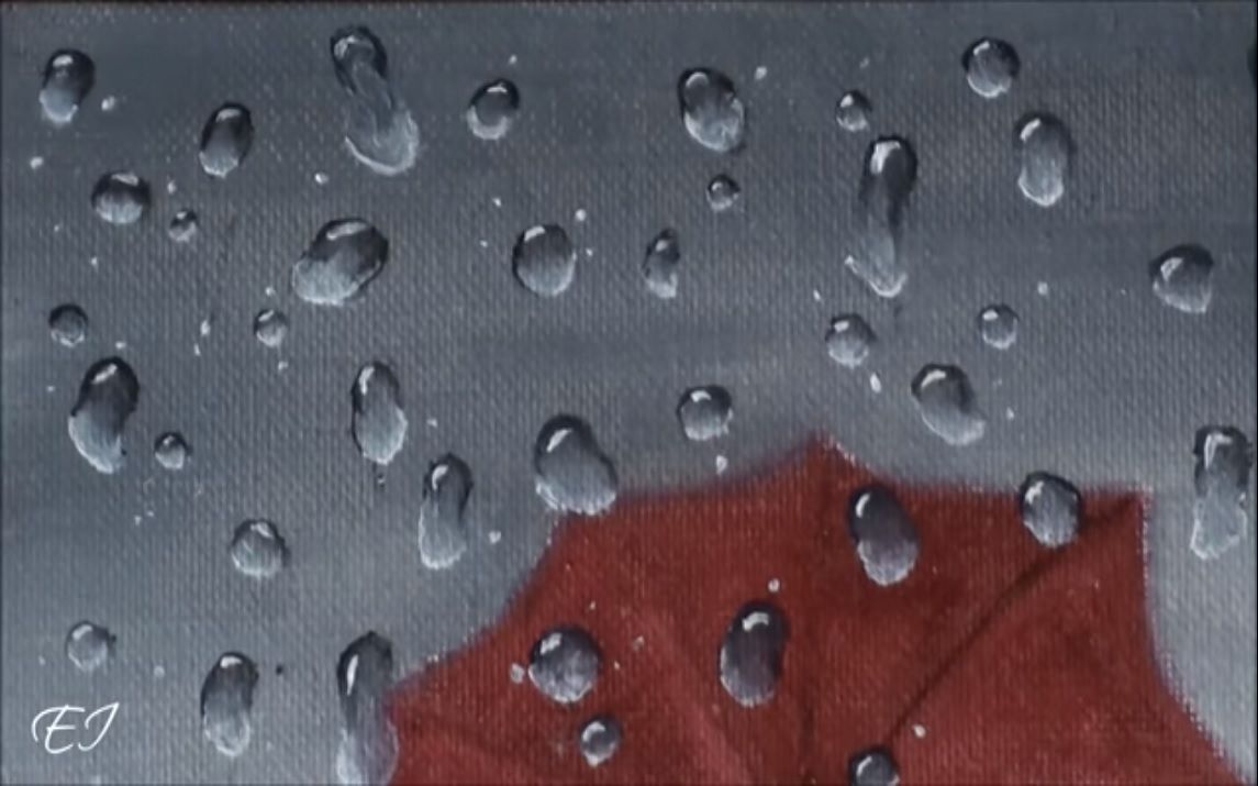 A quick guide to painting fabulous raindrops
