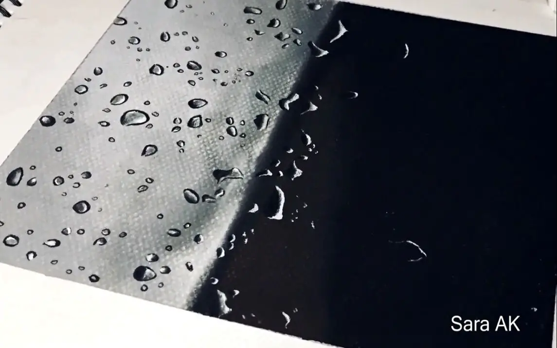 Mesmerizing raindrops in 3D