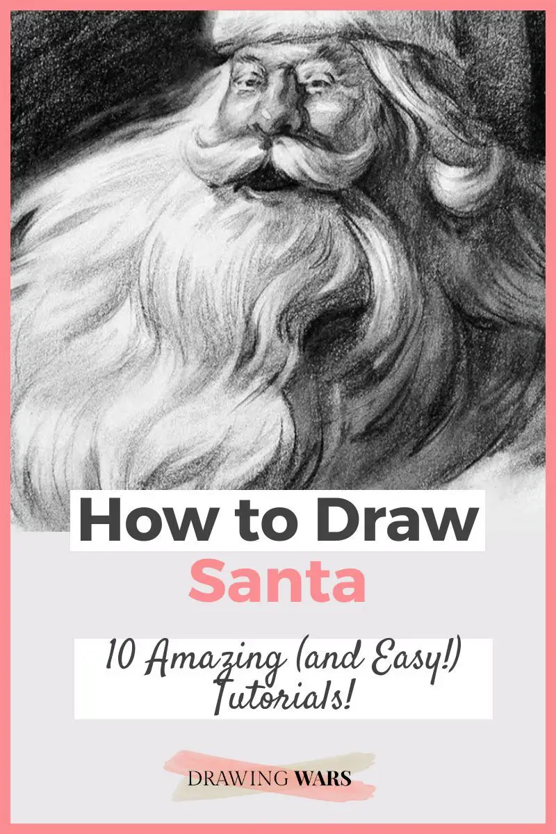 How To Draw Santa: 10 Amazing and Easy Tutorials! Thumbnail