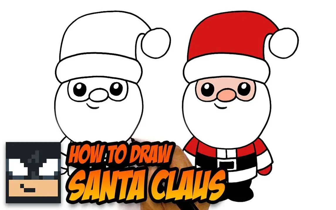 Simple Santa Drawing
