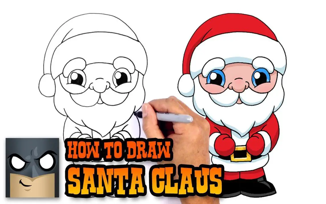 Cute Santa Drawing