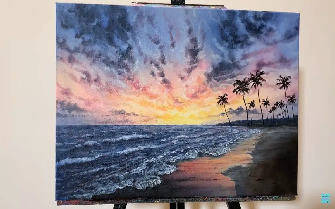 Painting the Perfect Beach Sunset