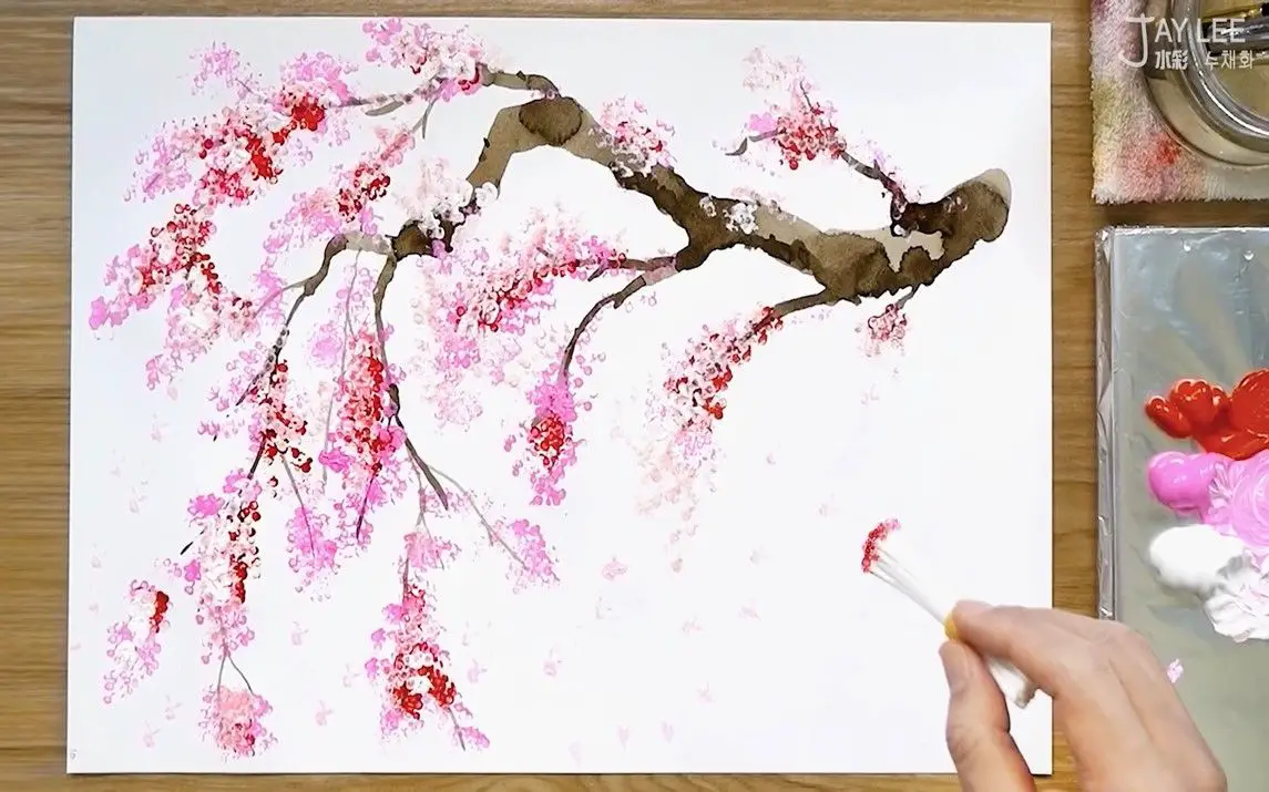The Simplest Interpretation of a Cherry Blossom Tree
