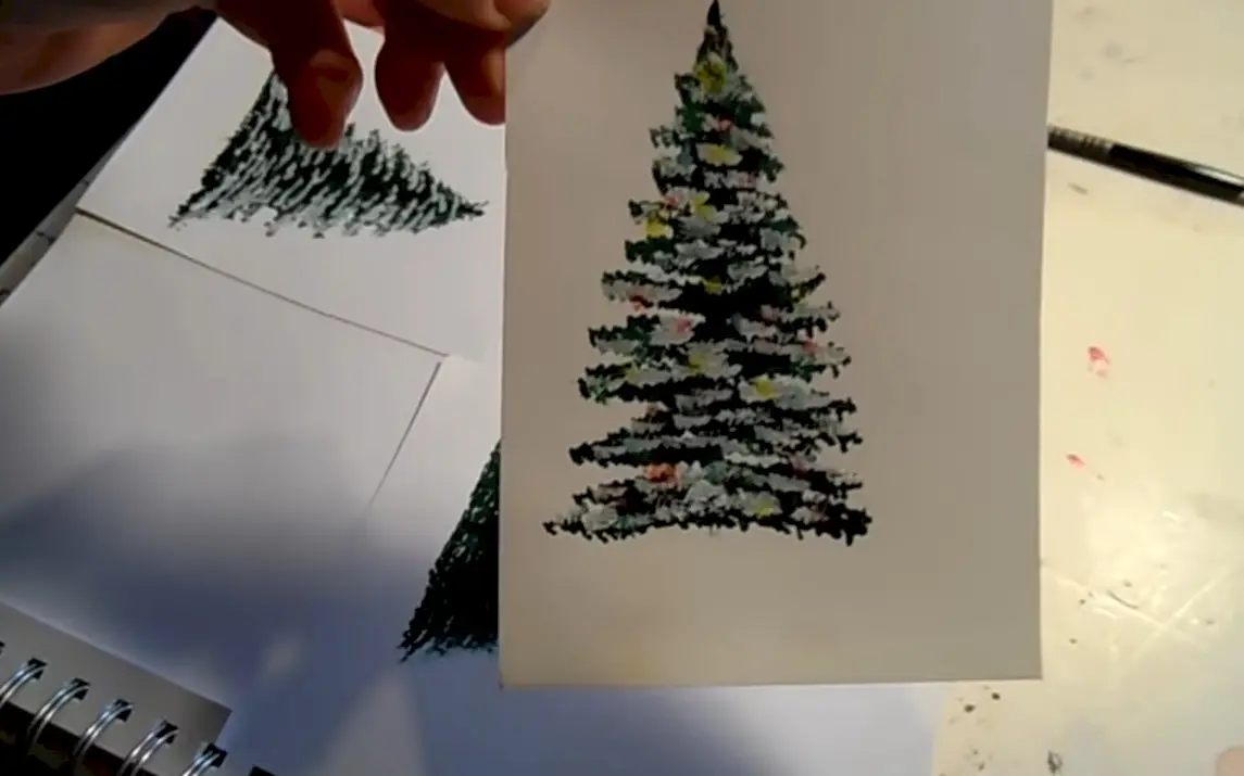 Paint a Beautiful Christmas Tree