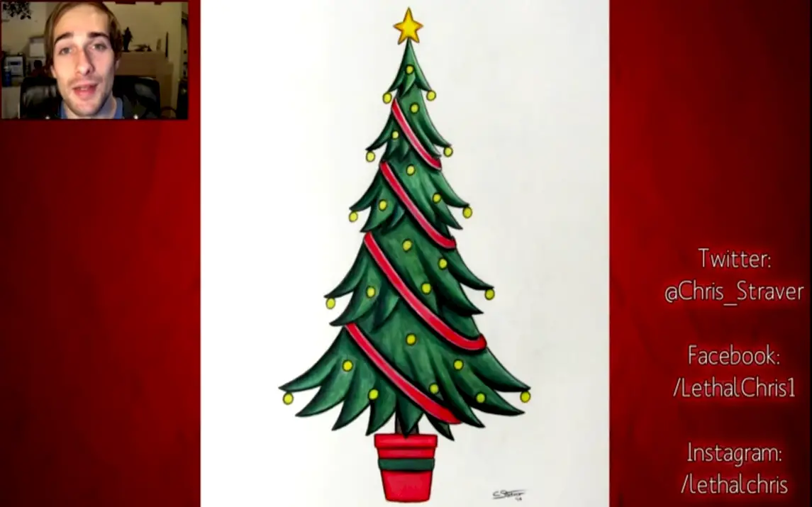 Paint Amazing Snowy Acrylic Christmas Trees