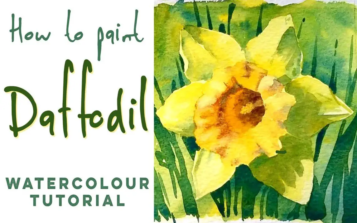 Quick and Easy Daffodil Painting