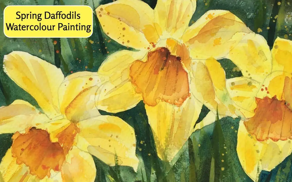 Simple Guide to Painting Daffodils