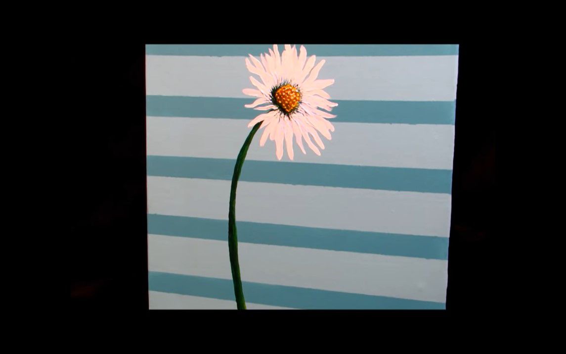 Stepwise Daisy Painting Tutorial