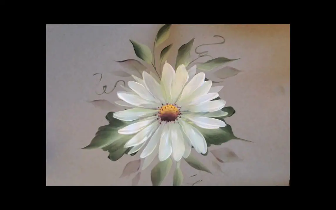 Simple Approach to Painting Daisies