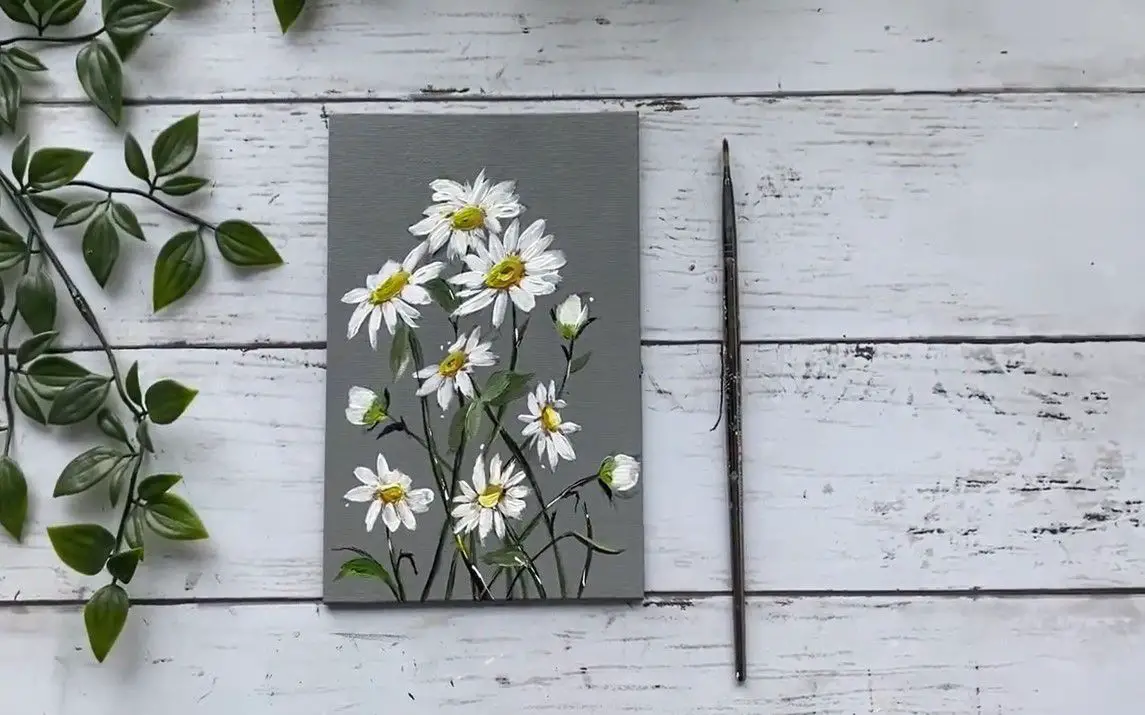 Lovely Daisy Painting