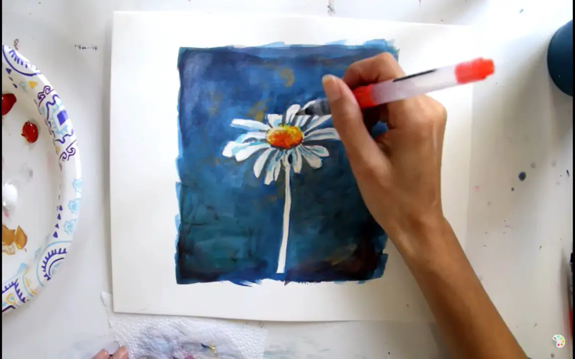 Quick Daisy Painting Tutorial