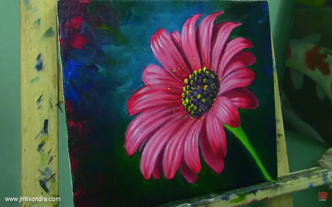 Gorgeous Daisy Painting
