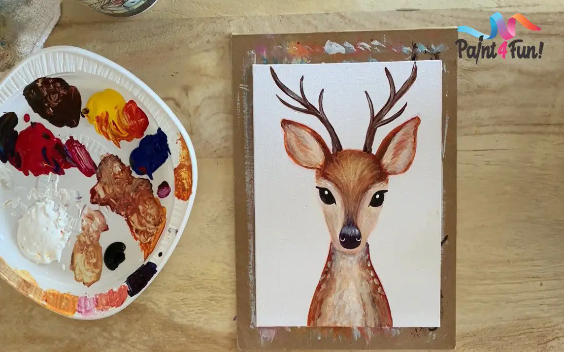 Easy Deer Painting Tutorial