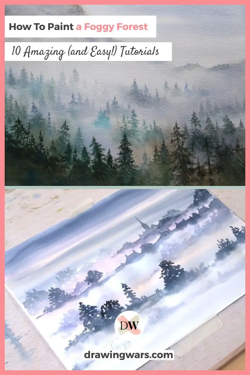 How To Paint A Foggy Forest: 10 Amazing and Easy Tutorials! Thumbnail