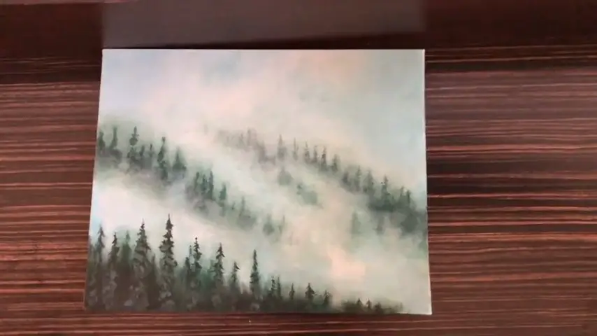 An Appealing Tutorial For Painting A Foggy Forest
