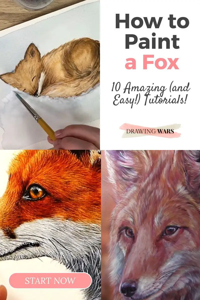 How To Paint A Fox: 10 Amazing and Easy Tutorials! Thumbnail