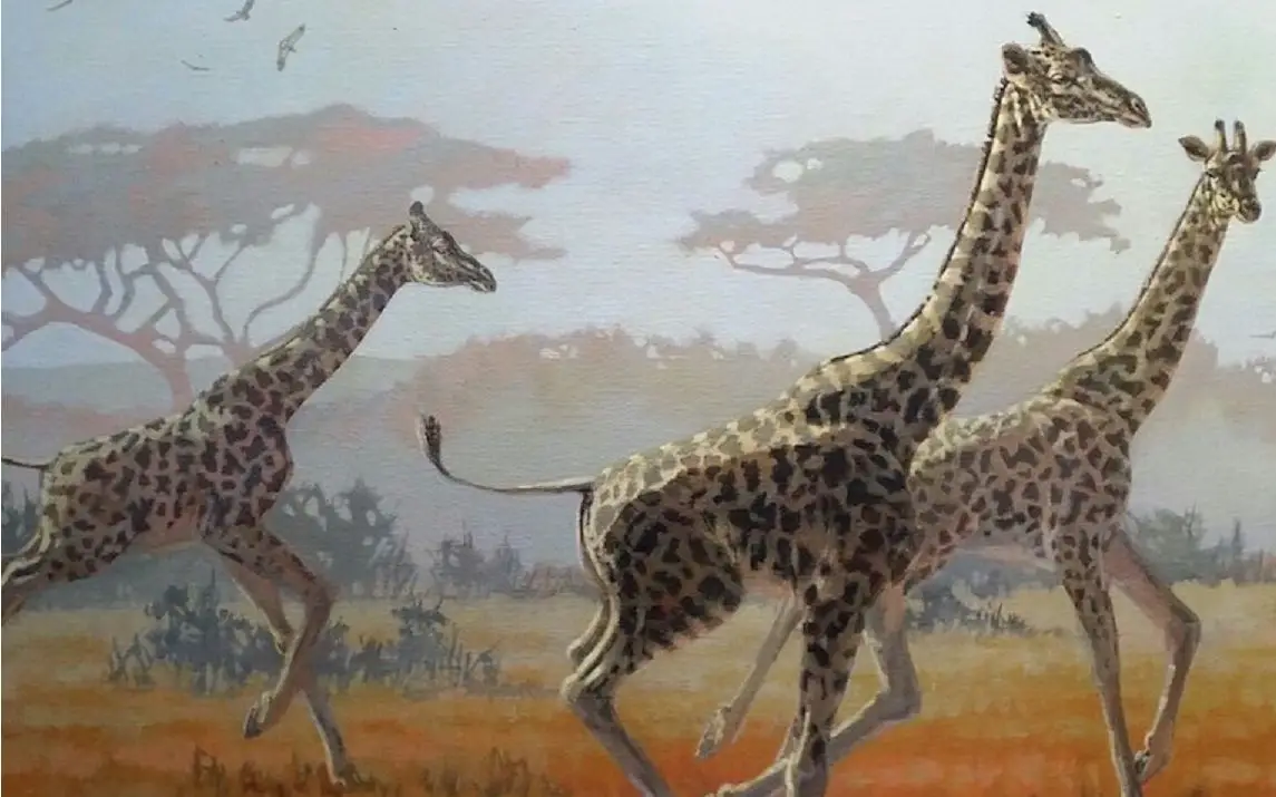 How to Paint a Giraffe in Motion