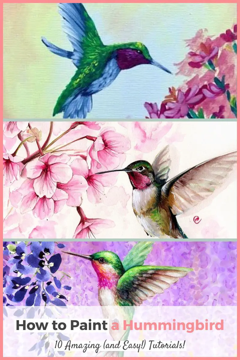 How To Paint A Hummingbird: 10 Amazing and Easy Tutorials! Thumbnail
