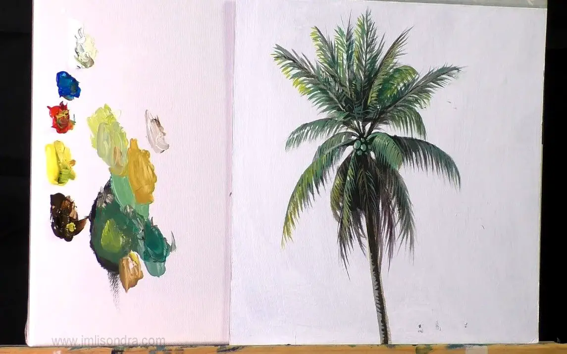 Easy and Fun Palm Tree Painting Tutorial