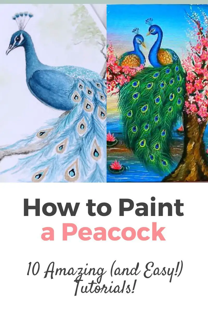 How To Paint A Peacock: 10 Amazing and Easy Tutorials! Thumbnail