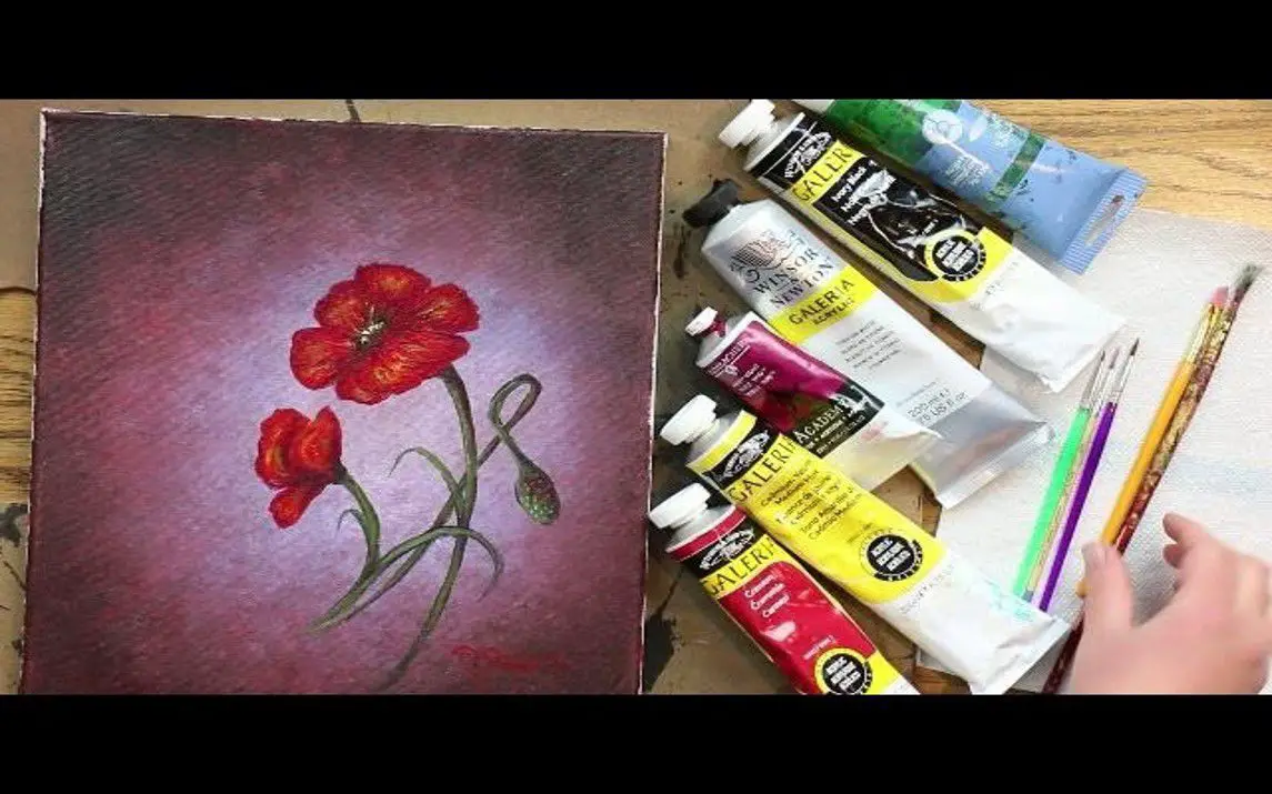 Easy Poppy Painting Tutorial for Beginners