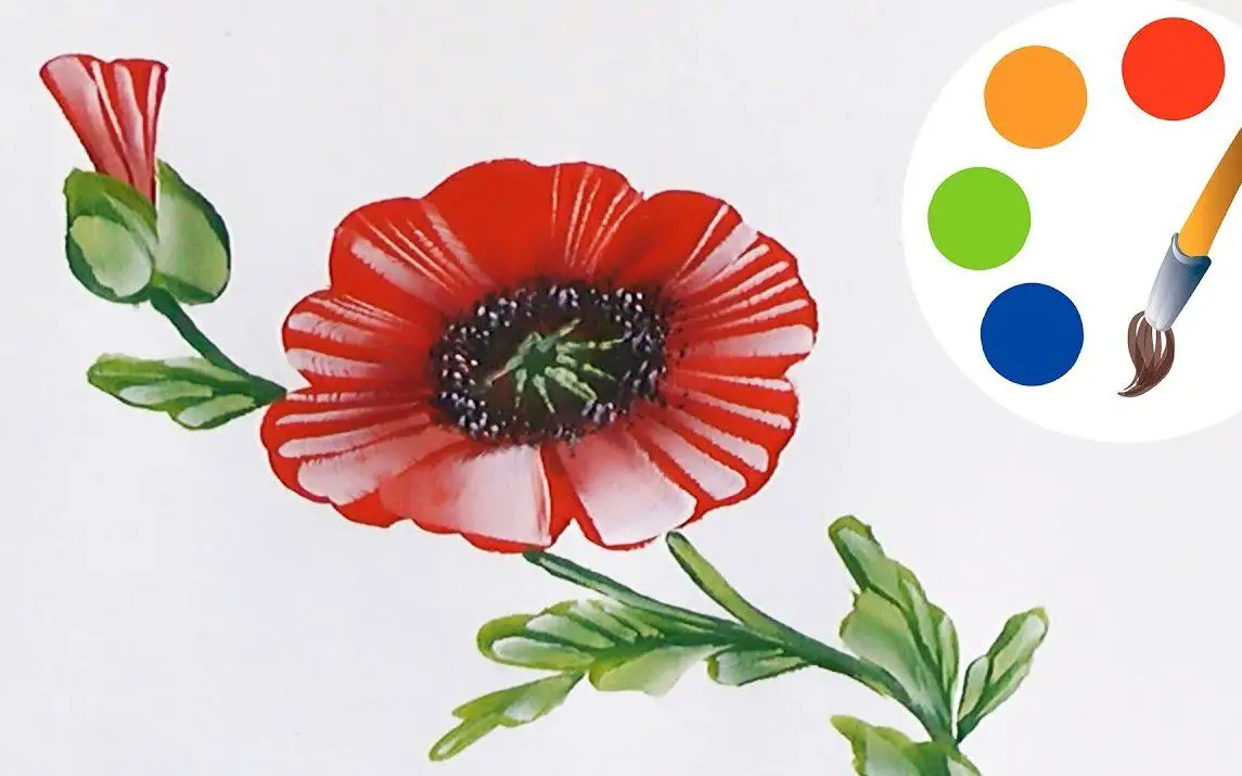 Quick and Easy Poppy Painting