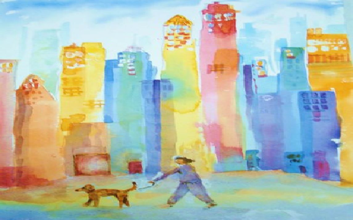 How to Paint a City Skyline in Watercolor