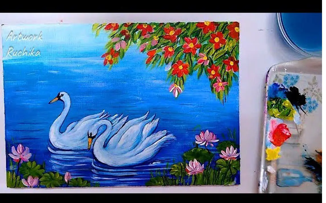 Beginner’s Approach to Painting Swans