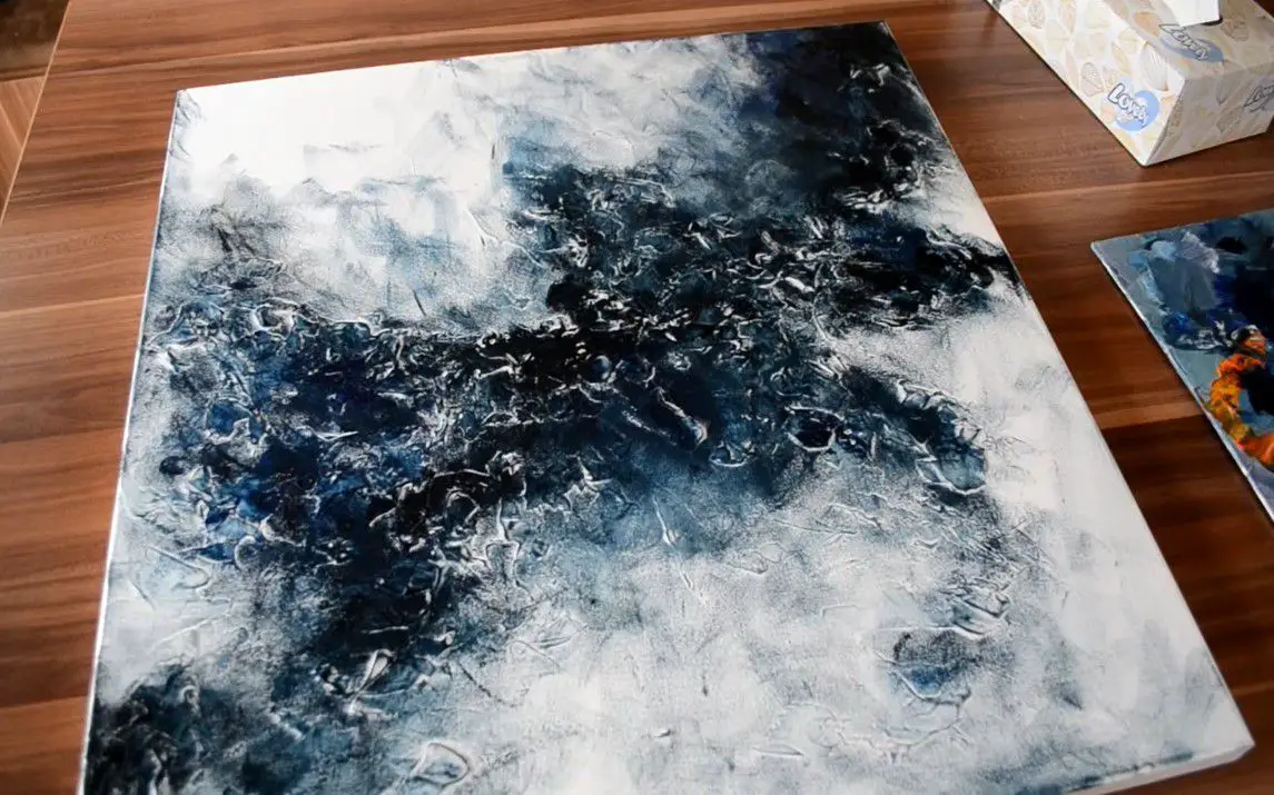 Easy Abstract Art Painting with Oils