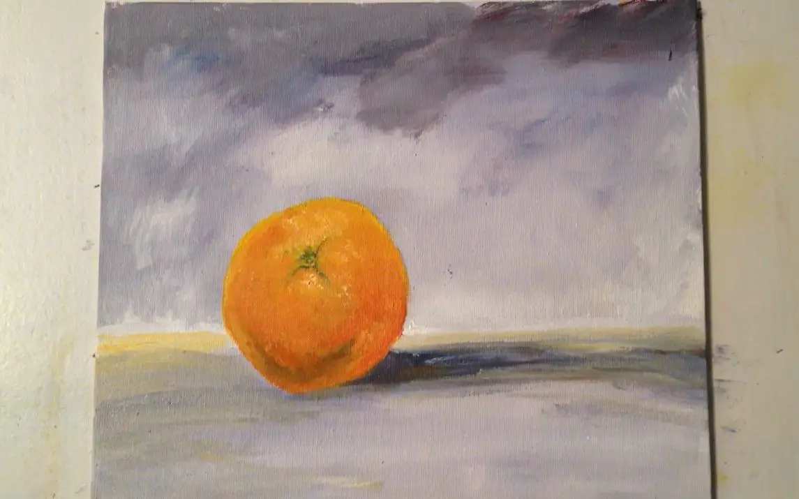 Easy Orange Painting Tutorial
