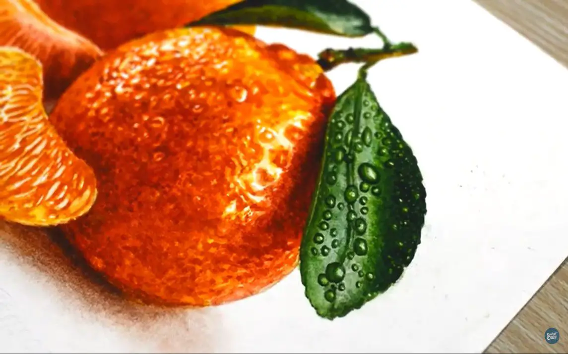 Amazing Realistic Painting of Oranges