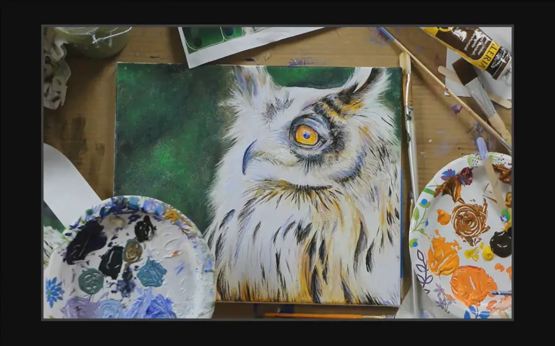Majestic Owl Painting