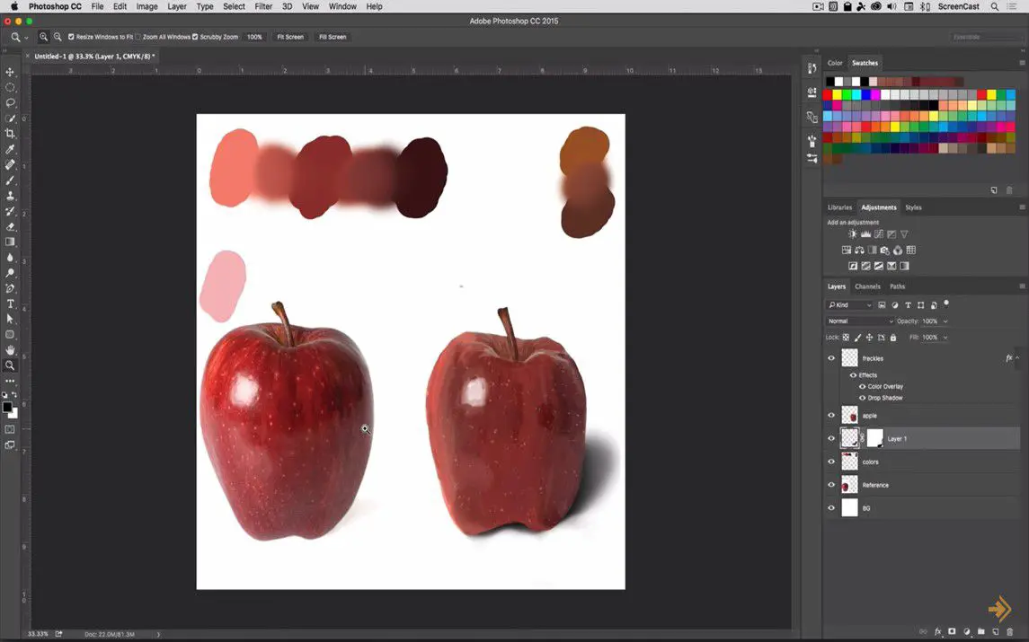 Digital Visual Recreation of an Apple